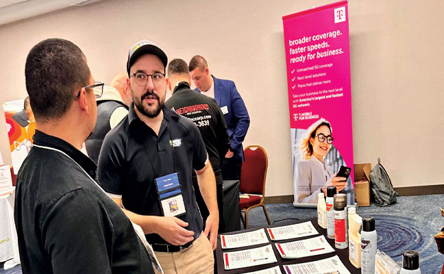 Filipe Feirreira, an MGK sales representative, fields inquiries from PMPs looking for broad-spectrum solutions such as MGK’s portfolio. PMPs serving
The Big Apple often walk between business accounts, so they want to carry fewer tools.