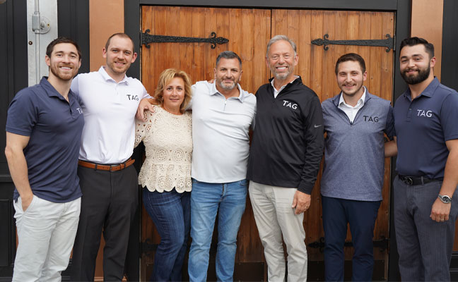 From left: Chris Aust, Jake Hart, Danielle Bisaillon, David Bisaillon, Stuart Aust, Dan Aust, and Nick Aust.
IMAGE: THE AUST GROUP